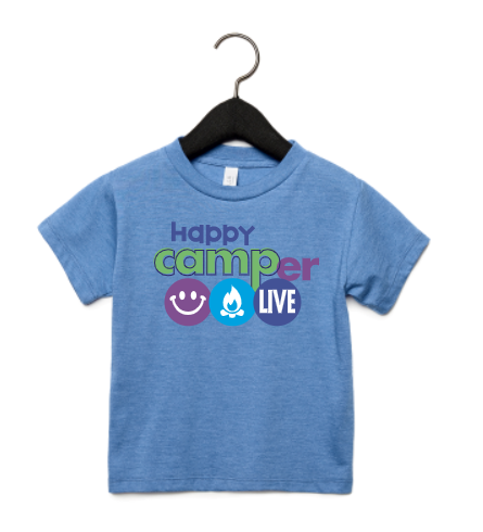 Happy Camper Live Logo Toddler Short Sleeve Tee