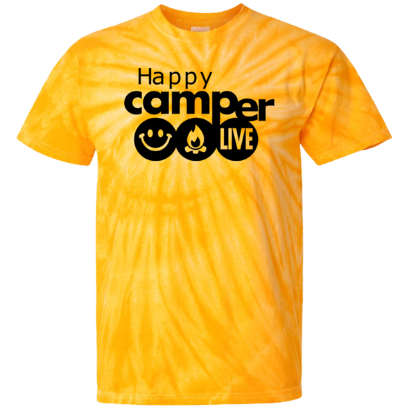 Happy Camper Live Logo Youth Tie Dye Tee