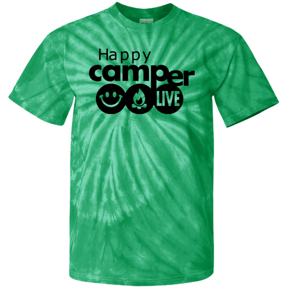 Happy Camper Live Logo Youth Tie Dye Tee