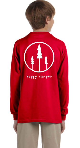 Happy Camper All Year Long Youth Long Sleeve Tee