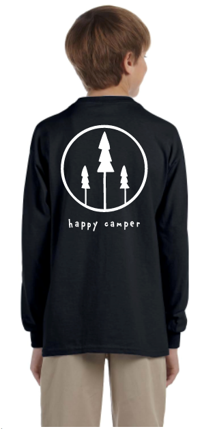 Happy Camper All Year Long Youth Long Sleeve Tee