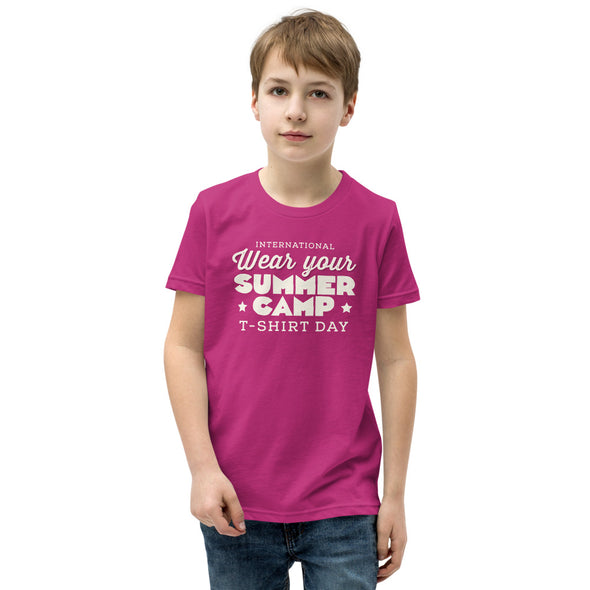 The Official T-shirt of International Camp T-Shirt Day - Youth